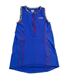 ZOOT Women's Triathlon Running Training Fitness Sleeveless Top Blue‎ S
